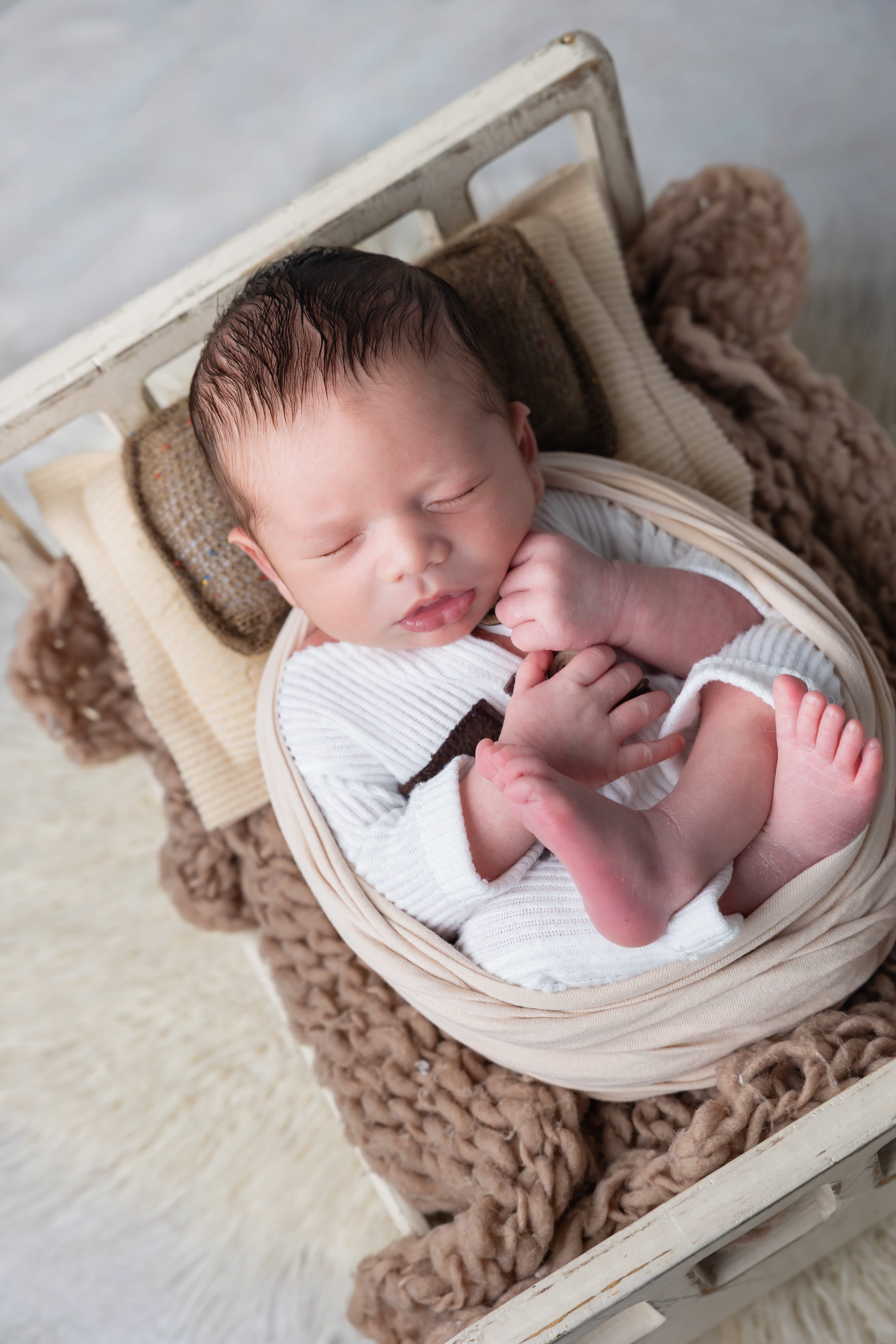 Newborn Photography Session At Home
